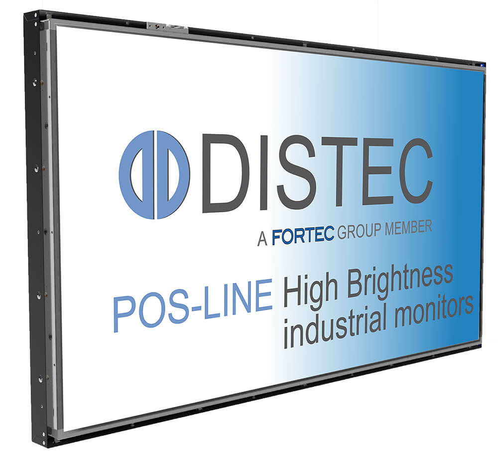 POS-Line 55" High Brightness open frame Vorderseite