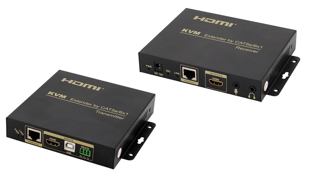 HDBaseT™ Long-Distance Multimedia Transmitter und Receiver