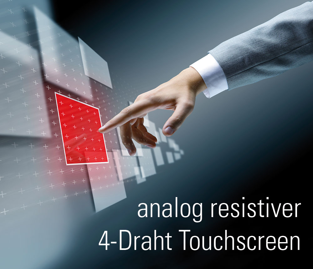 Data Display Group analog resistiver 4-Draht Touchscreen